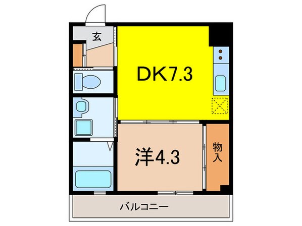 エンベロップ宝塚の物件間取画像